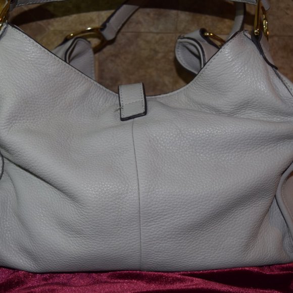 G.I.L.I Leather Stirrup Satchel W/ Shoulder Strap - Picture 7 of 16